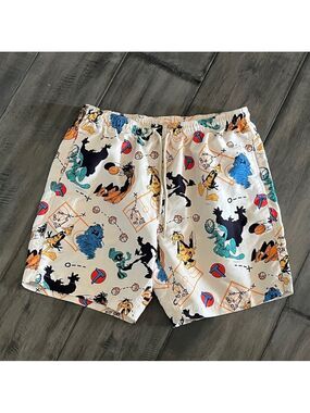 Looney Tunes Space Jam Swim Trunks - Size Medium
